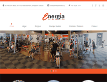 Tablet Screenshot of energiafitness.sg